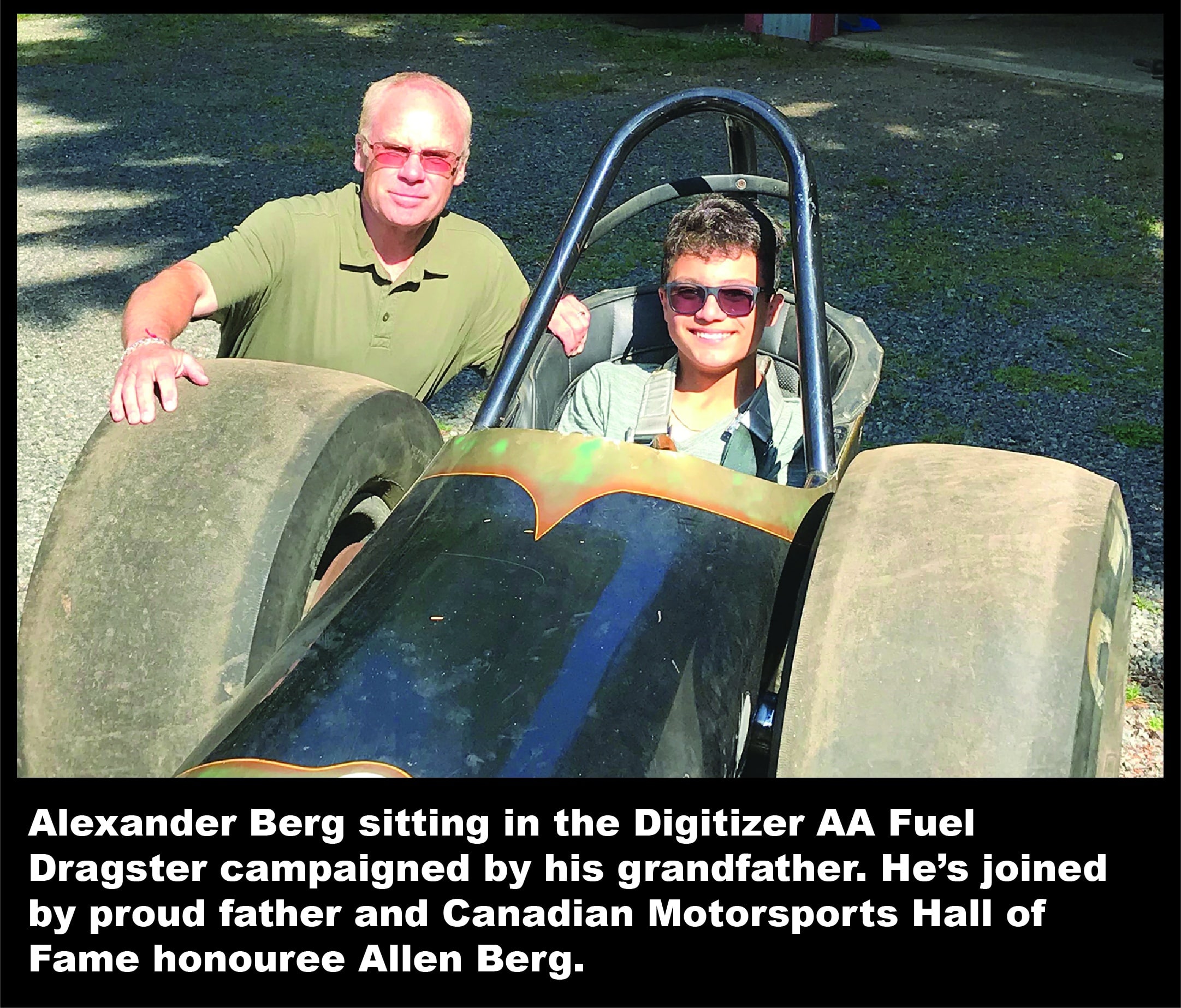 Alexander berg with father allen berg