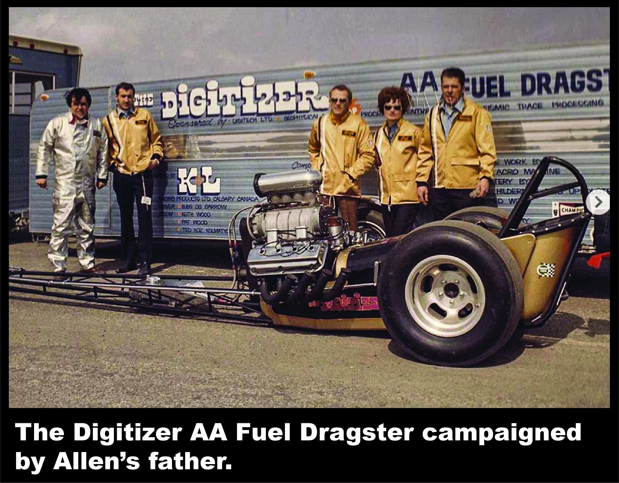 Digitizer aa fuel dragster