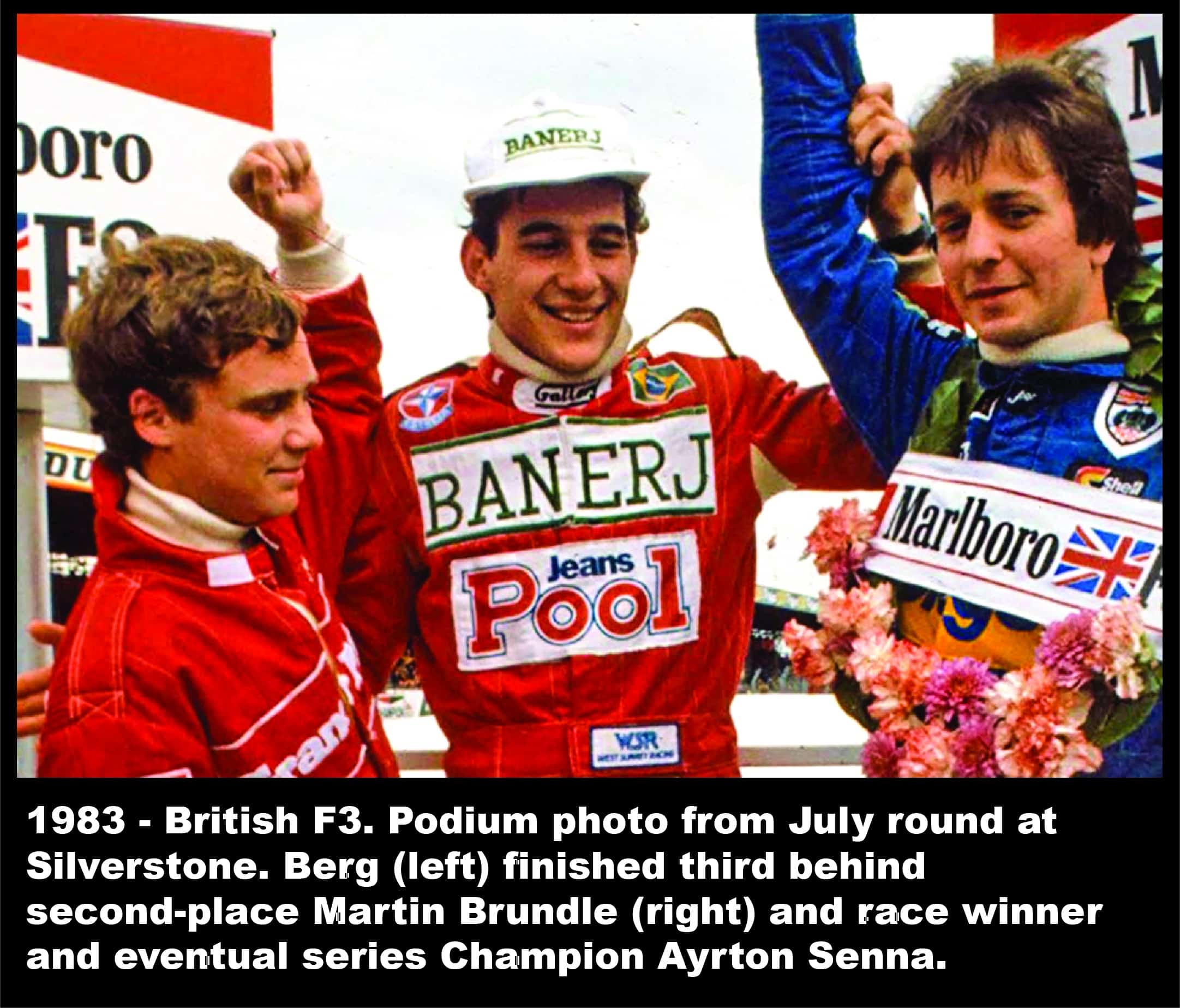 British f3. Podium
