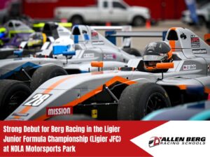 Strong Debut for Berg Racing in the Ligier Junior Formula Championship (Ligier JFC) at NOLA Motorsports Park
