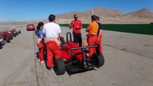 Pit lane instruction