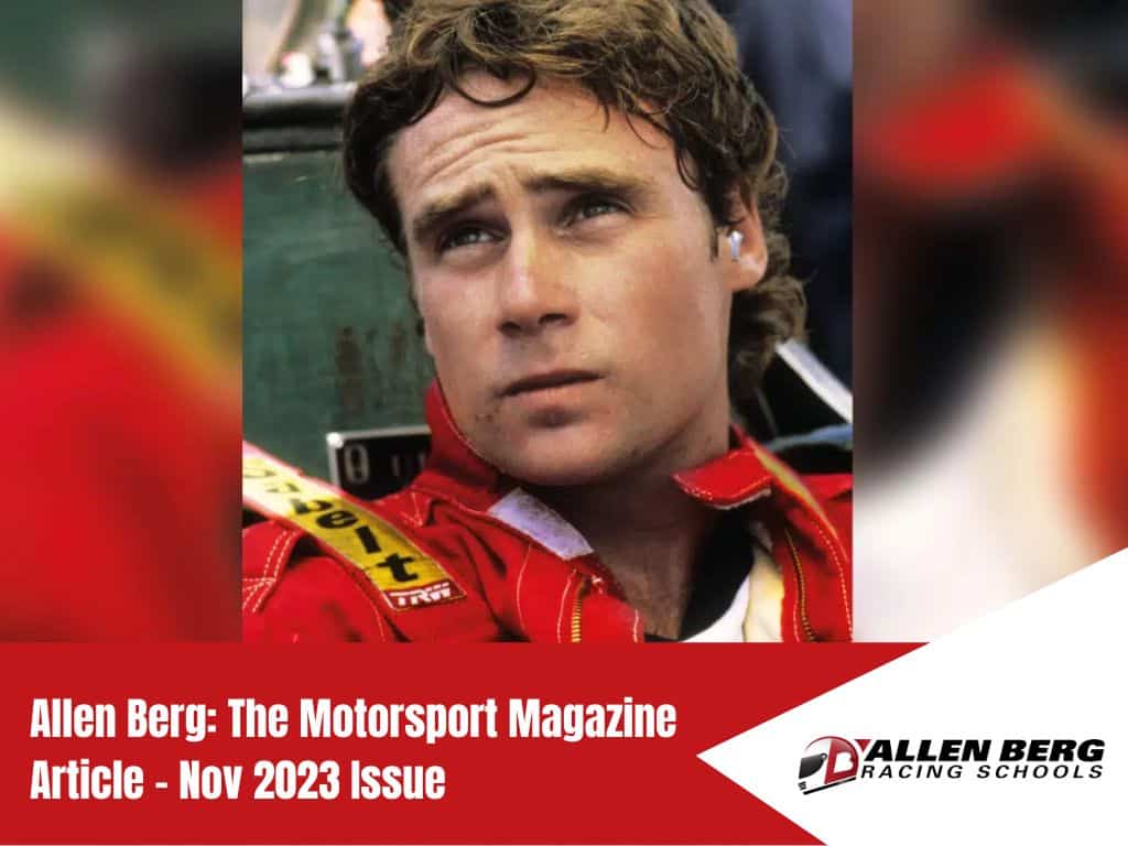 Allen Berg: The Motorsport Magazine Article - November 2023 Issue 1 Allen berg: the motorsport magazine article - nov 2023 issue